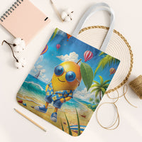 Funny Hawaii Mango Tote Bag Tropical Summer Beach Mascot Vacation