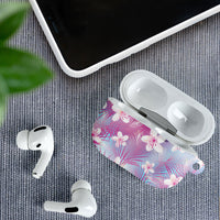 Pink Aloha Hawaiian AirPods Case Tropical Flower Palm Leaf Pattern LT19 - Polynesian Pride