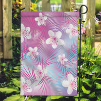 Pink Aloha Hawaiian Garden Flag Tropical Flower Palm Leaf Pattern LT19 Garden Flag Pink - Polynesian Pride