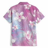Pink Aloha Hawaiian Hawaiian Shirt Tropical Flower Palm Leaf Pattern LT19 - Polynesian Pride