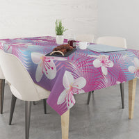 Pink Aloha Hawaiian Tablecloth Tropical Flower Palm Leaf Pattern LT19 - Polynesian Pride