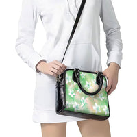 Green Aloha Hawaiian Shoulder Handbag Tropical Flower Palm Leaf Pattern LT19 - Polynesian Pride