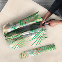 Green Aloha Hawaiian Umbrella Tropical Flower Palm Leaf Pattern LT19 - Polynesian Pride