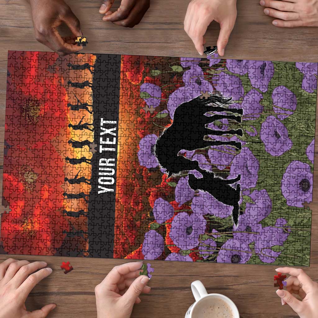 Personalised ANZAC Day Puzzle Remembering the Animals of War