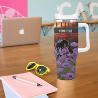 Personalised ANZAC Day Tumbler With Handle Remembering the Animals of War