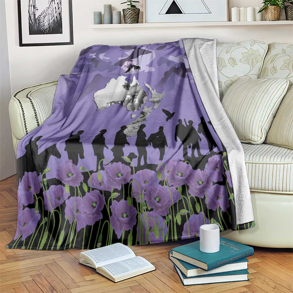 ANZAC Day Blanket Lest We Forget the Animals Too