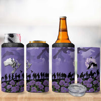 ANZAC Day 4 in 1 Can Cooler Tumbler Lest We Forget the Animals Too