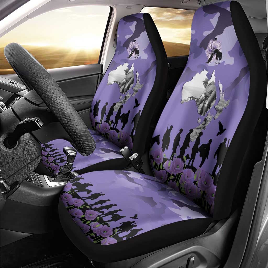 ANZAC Day Car Seat Cover Lest We Forget the Animals Too
