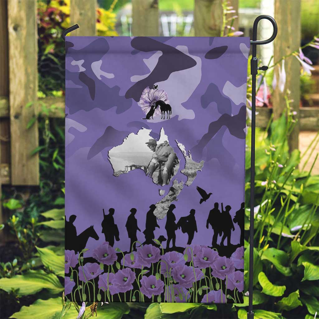 ANZAC Day Garden Flag Lest We Forget the Animals Too