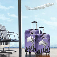ANZAC Day Luggage Cover Lest We Forget the Animals Too