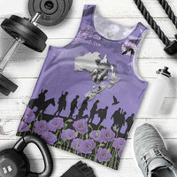 ANZAC Day Men Tank Top Lest We Forget the Animals Too
