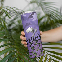 ANZAC Day Skinny Tumbler Lest We Forget the Animals Too