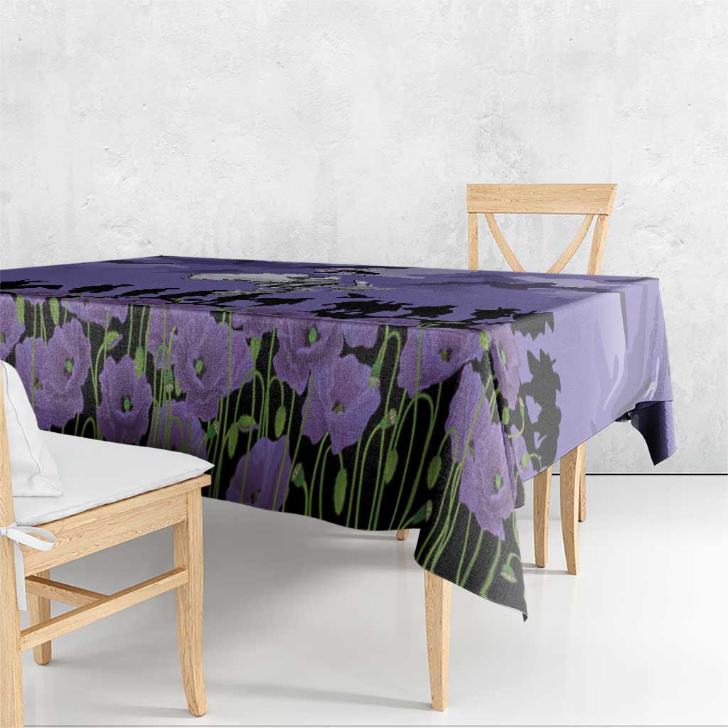 ANZAC Day Tablecloth Lest We Forget the Animals Too