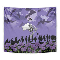 ANZAC Day Tapestry Lest We Forget the Animals Too