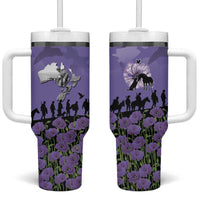ANZAC Day Tumbler With Handle Lest We Forget the Animals Too
