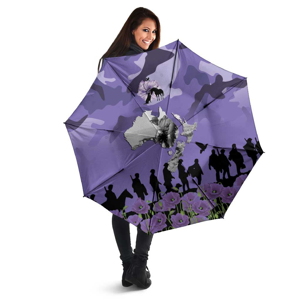 ANZAC Day Umbrella Lest We Forget the Animals Too