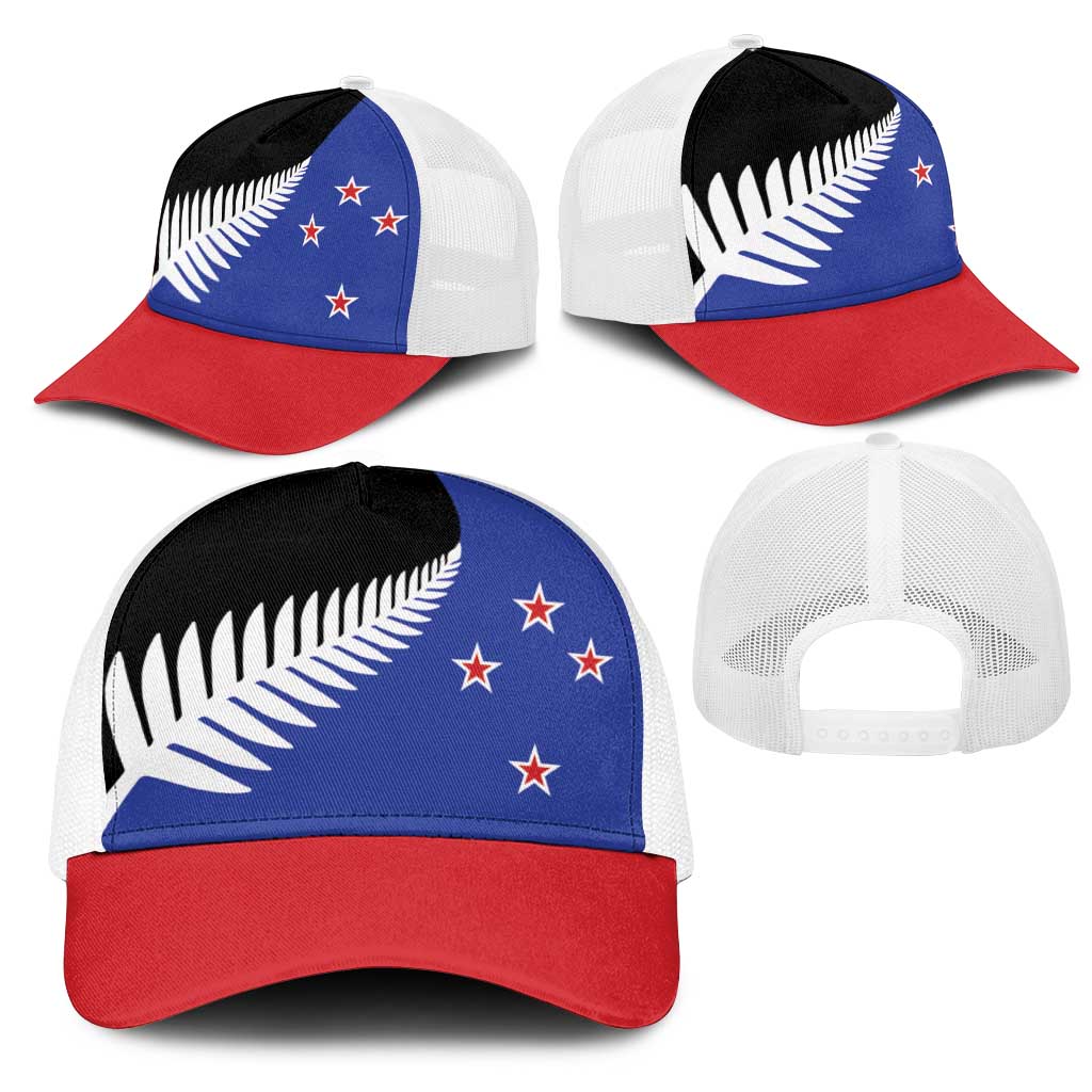 New Zealand Mesh Trucker Cap National Flag Style - Polynesian Pride