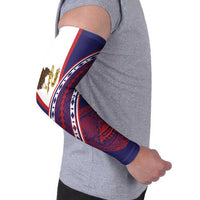 American Samoa Flag Day Arm Sleeves Polynesian Tribal Tattoo Eagle Art