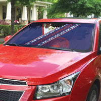 American Samoa Flag Day Auto Sun Shade Polynesian Tribal Tattoo Eagle Art