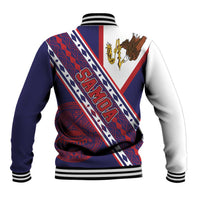 American Samoa Flag Day Baseball Jacket Polynesian Tribal Tattoo Eagle Art