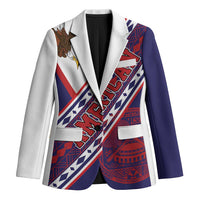 American Samoa Flag Day Blazer Polynesian Tribal Tattoo Eagle Art