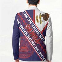 American Samoa Flag Day Blazer Polynesian Tribal Tattoo Eagle Art