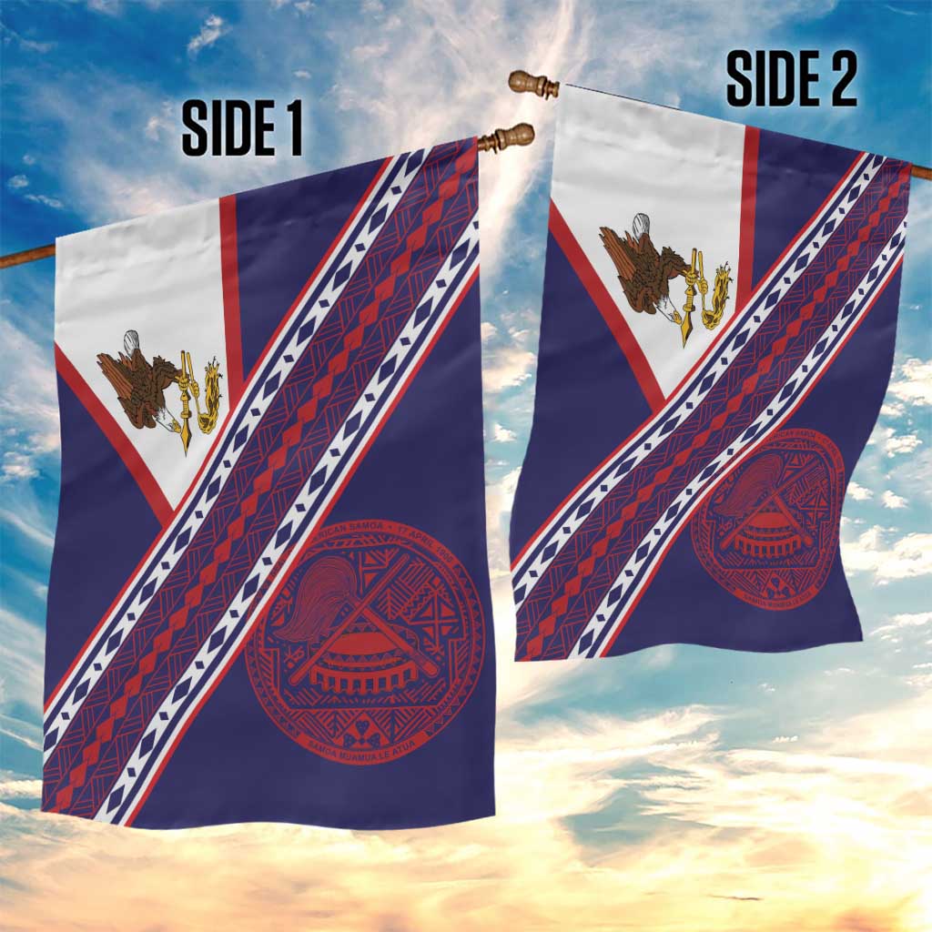 American Samoa Flag Day Garden Flag Polynesian Tribal Tattoo Eagle Art