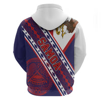 American Samoa Flag Day Hoodie Polynesian Tribal Tattoo Eagle Art