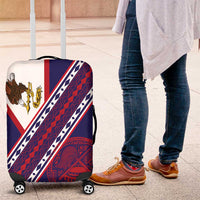 American Samoa Flag Day Luggage Cover Polynesian Tribal Tattoo Eagle Art