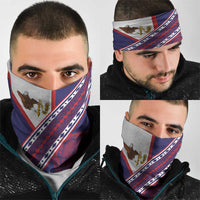 American Samoa Flag Day Neck Gaiter Polynesian Tribal Tattoo Eagle Art