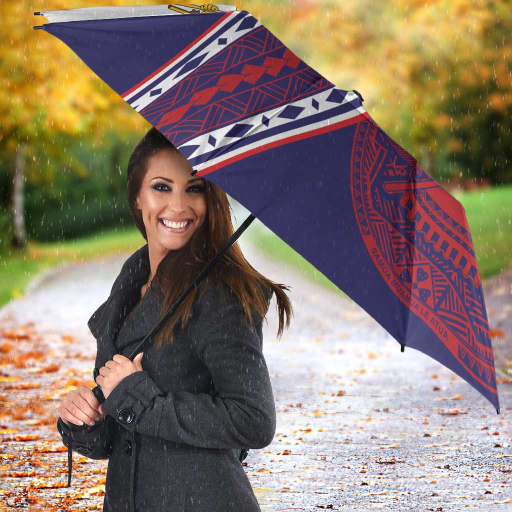 American Samoa Flag Day Umbrella Polynesian Tribal Tattoo Eagle Art