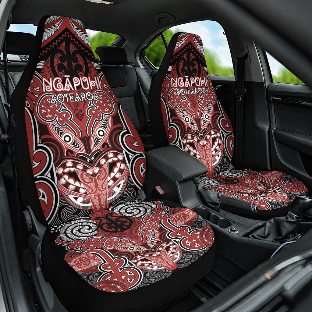 Aotearoa Iwi Ngapuhi Car Seat Cover Maori Kowhaiwhai Pattern