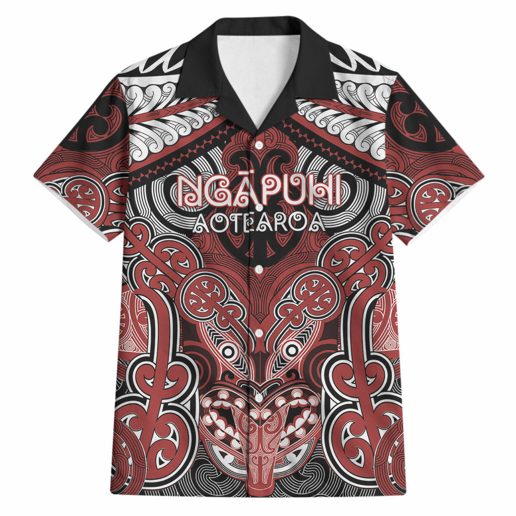 Aotearoa Iwi Ngapuhi Personalised Hawaiian Shirt Maori Kowhaiwhai Pattern