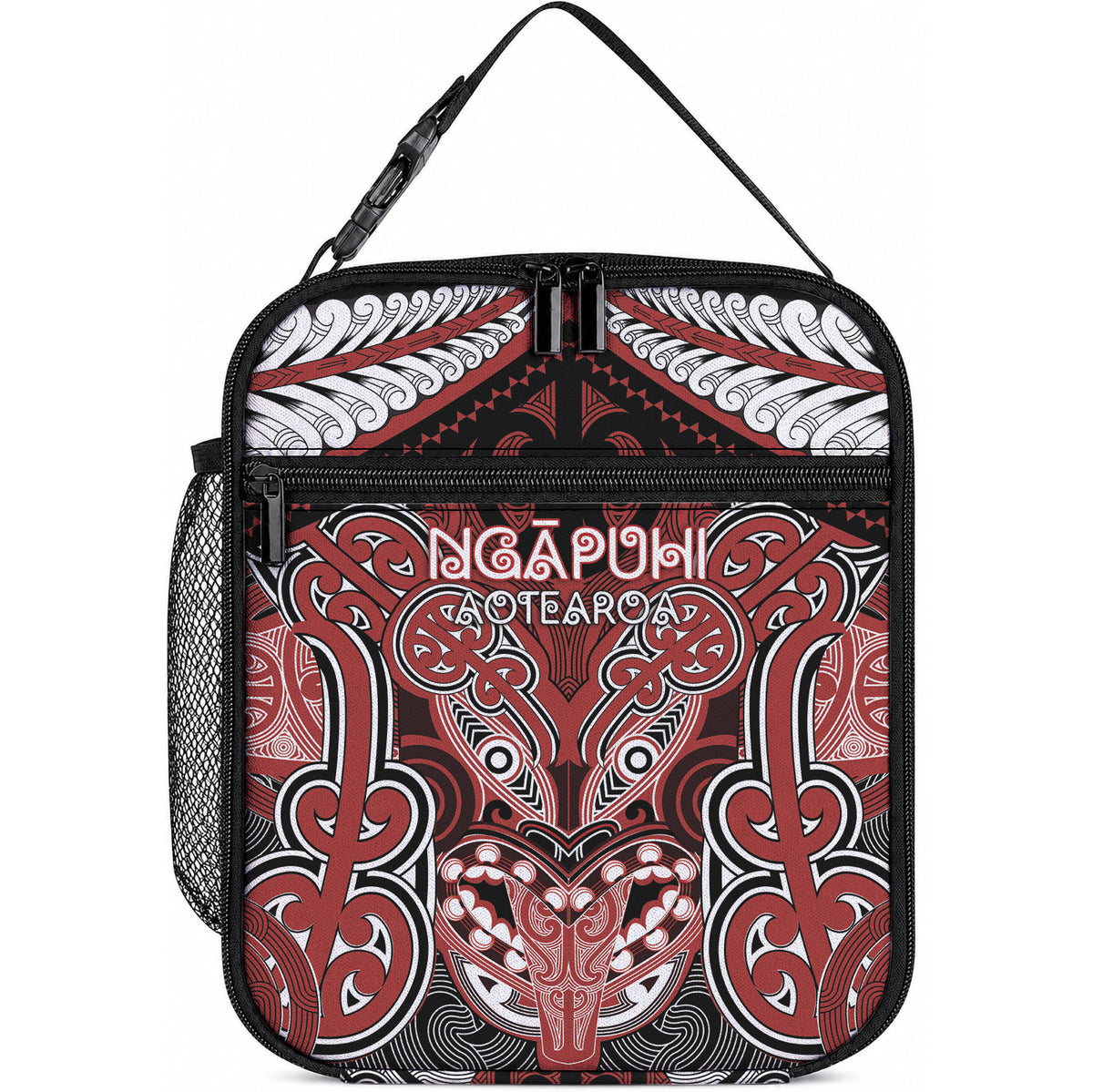 Aotearoa Iwi Ngapuhi Lunch Bag Maori Kowhaiwhai Pattern