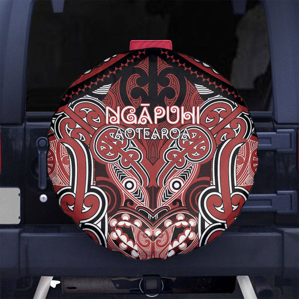 Aotearoa Iwi Ngapuhi Spare Tire Cover Maori Kowhaiwhai Pattern