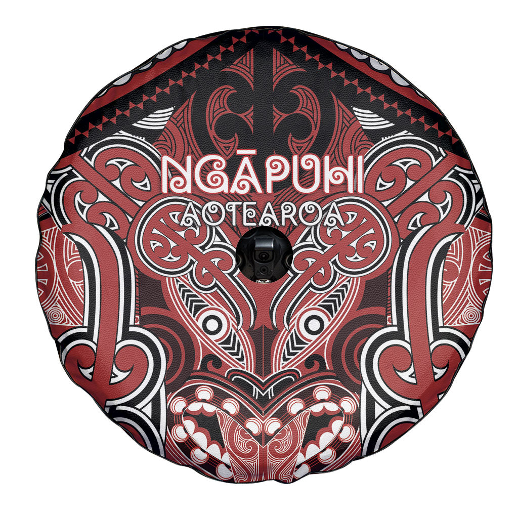 Aotearoa Iwi Ngapuhi Spare Tire Cover Maori Kowhaiwhai Pattern