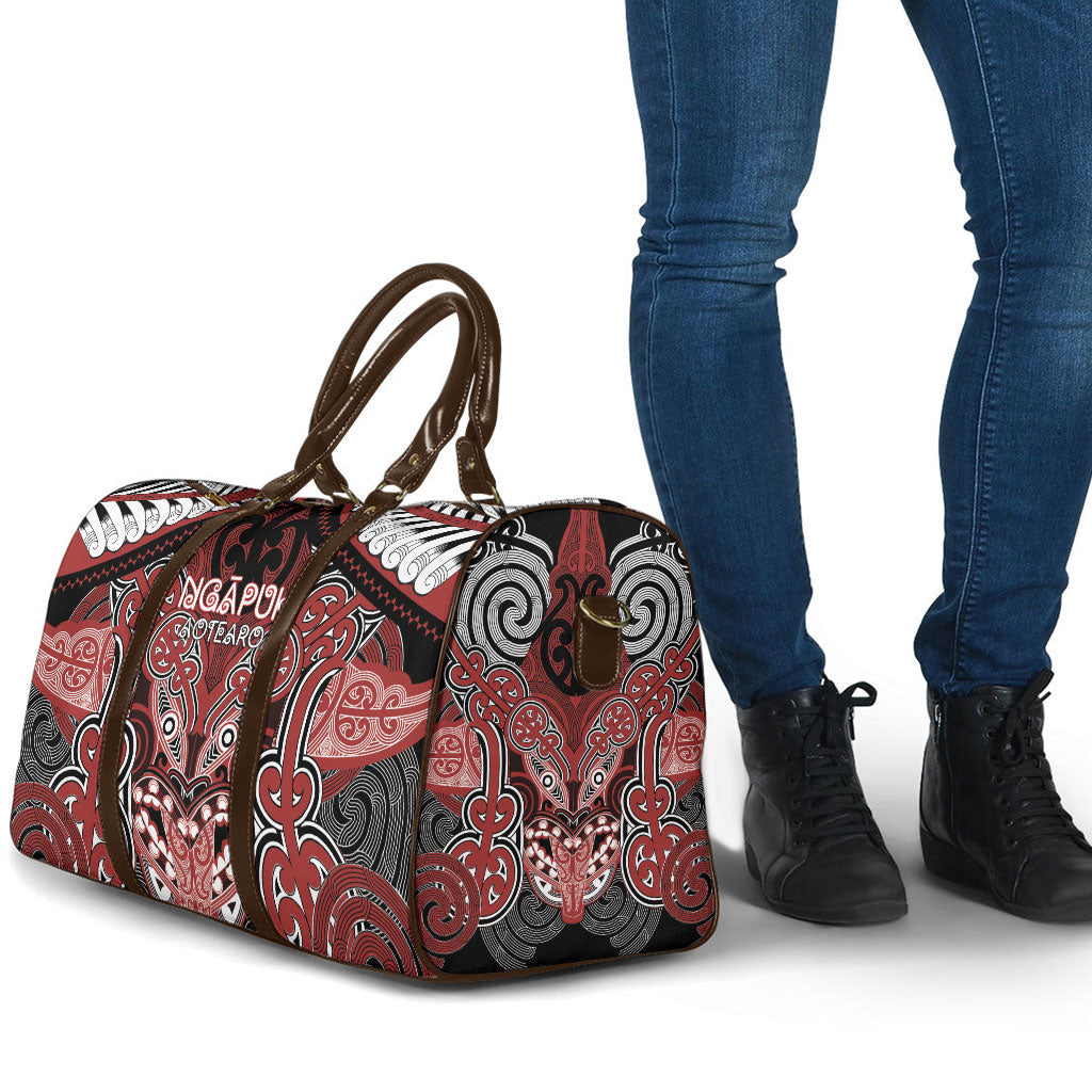 Aotearoa Iwi Ngapuhi Travel Bag Maori Kowhaiwhai Pattern