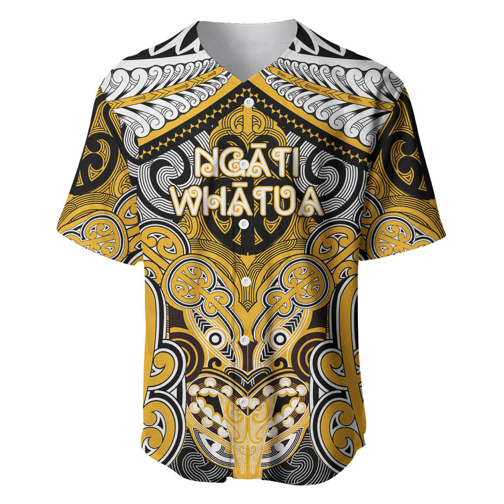 Aotearoa Iwi Ngati Whatua Personalised Baseball Jersey Maori Kowhaiwhai Pattern
