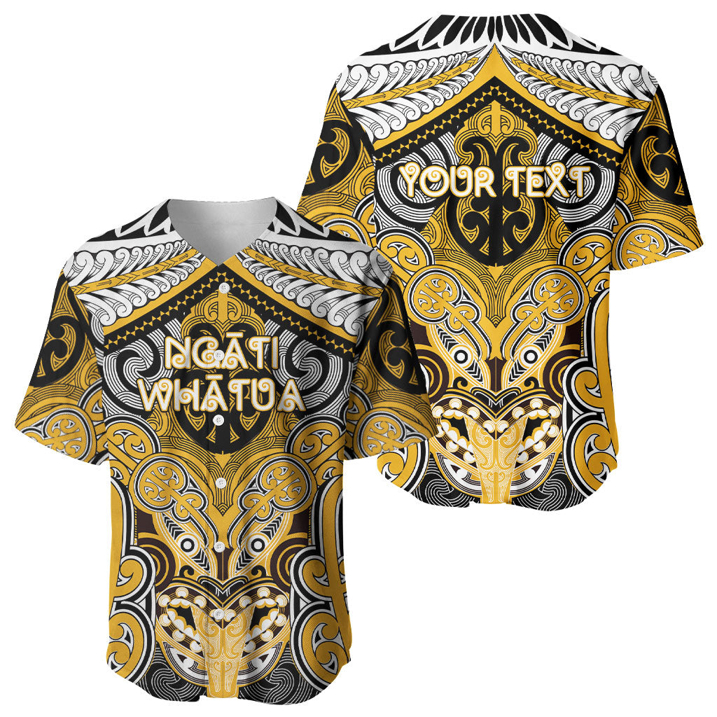Aotearoa Iwi Ngati Whatua Personalised Baseball Jersey Maori Kowhaiwhai Pattern