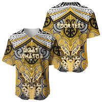 Aotearoa Iwi Ngati Whatua Personalised Baseball Jersey Maori Kowhaiwhai Pattern