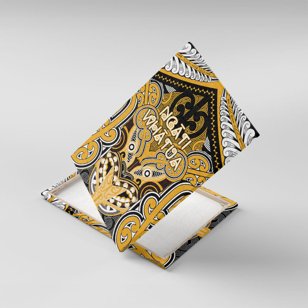 Aotearoa Iwi Ngati Whatua Canvas Wall Art Maori Kowhaiwhai Pattern