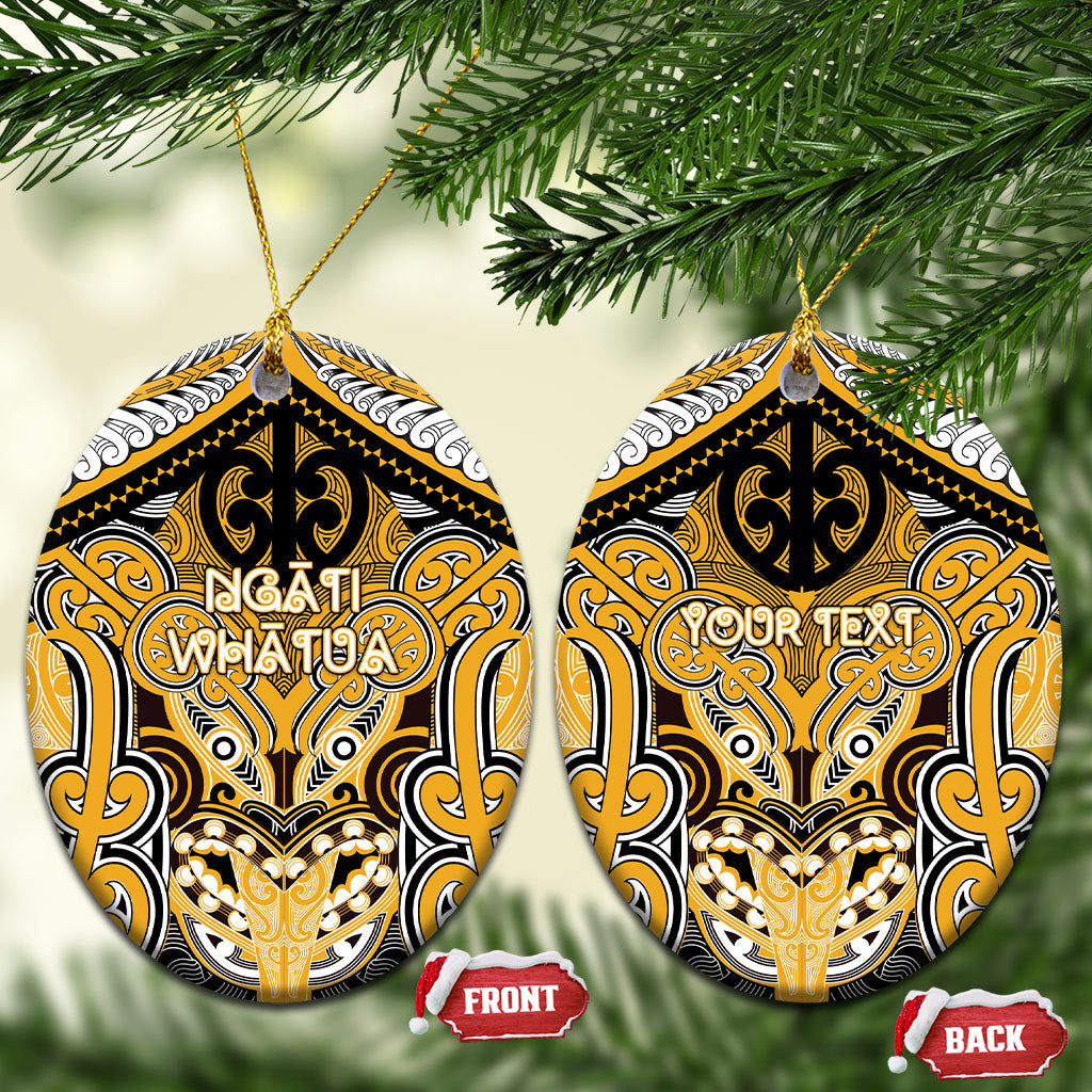 Aotearoa Iwi Ngati Whatua Personalised Ceramic Ornament Maori Kowhaiwhai Pattern