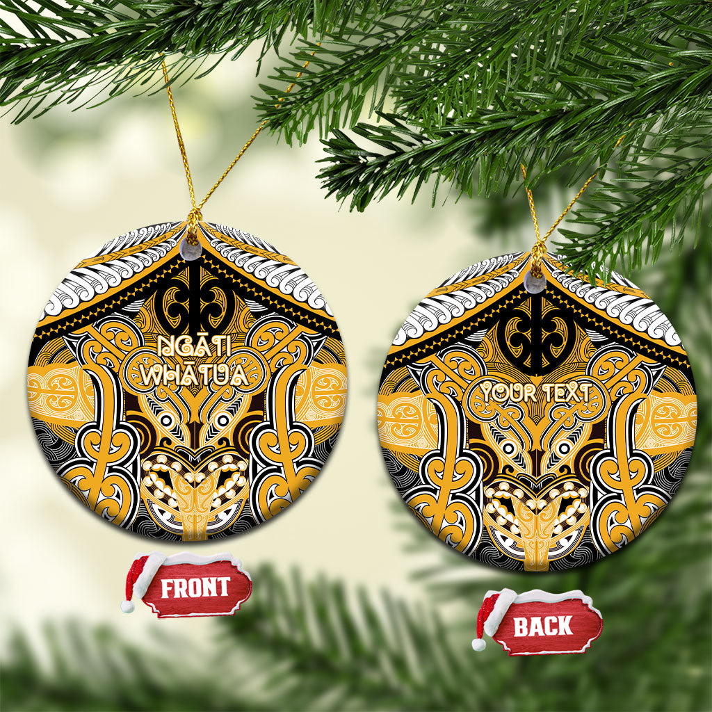 Aotearoa Iwi Ngati Whatua Personalised Ceramic Ornament Maori Kowhaiwhai Pattern