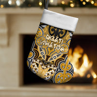 Aotearoa Iwi Ngati Whatua Personalised Christmas Stocking Maori Kowhaiwhai Pattern