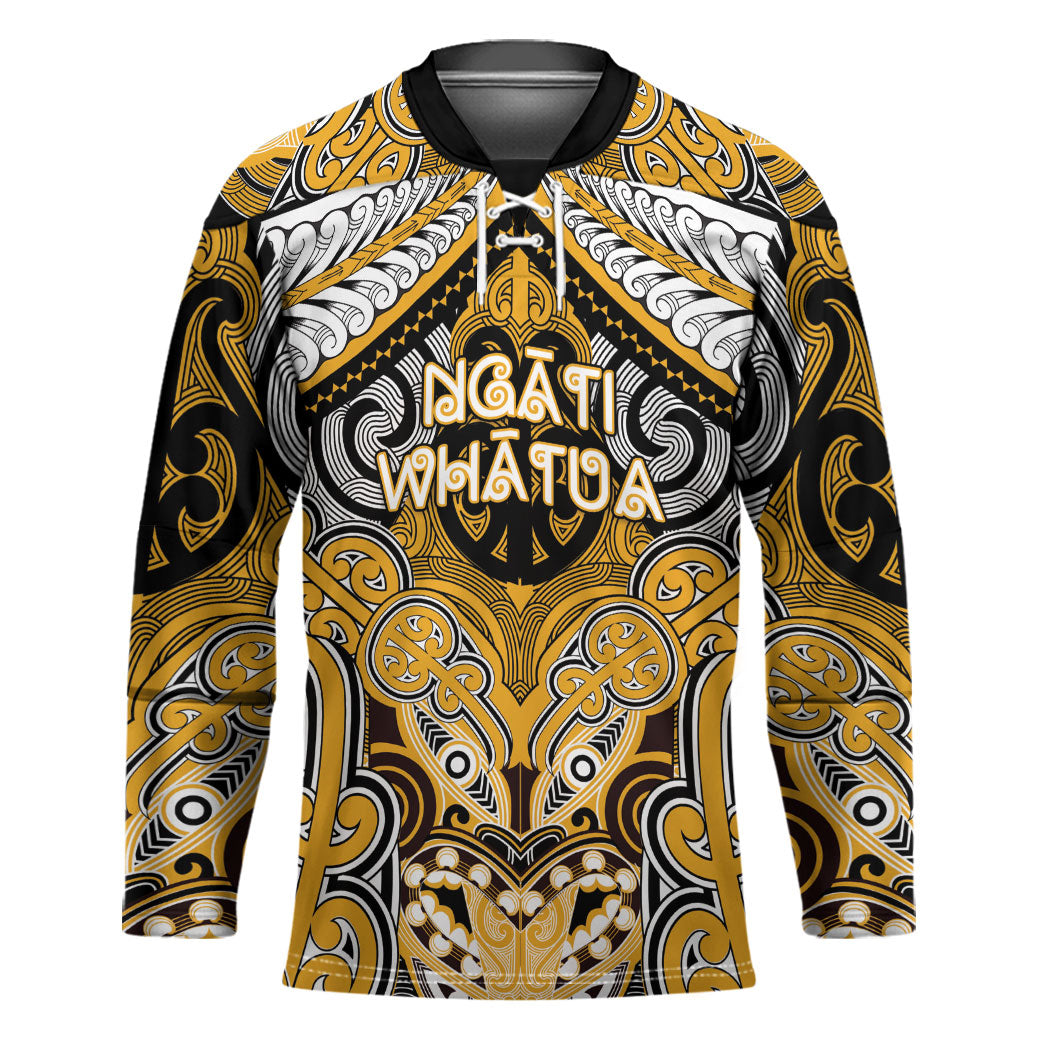 Aotearoa Iwi Ngati Whatua Personalised Hockey Jersey Maori Kowhaiwhai Pattern
