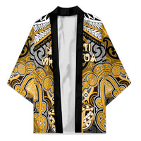 Aotearoa Iwi Ngati Whatua Personalised Kimono Maori Kowhaiwhai Pattern