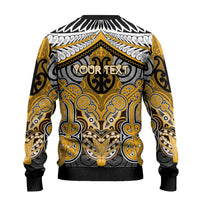 Aotearoa Iwi Ngati Whatua Personalised Ugly Christmas Sweater Maori Kowhaiwhai Pattern