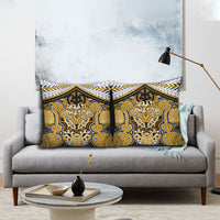 Aotearoa Iwi Ngati Whatua Pillow Cover Maori Kowhaiwhai Pattern