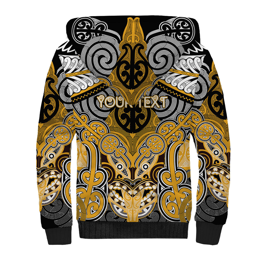 Aotearoa Iwi Ngati Whatua Personalised Sherpa Hoodie Maori Kowhaiwhai Pattern