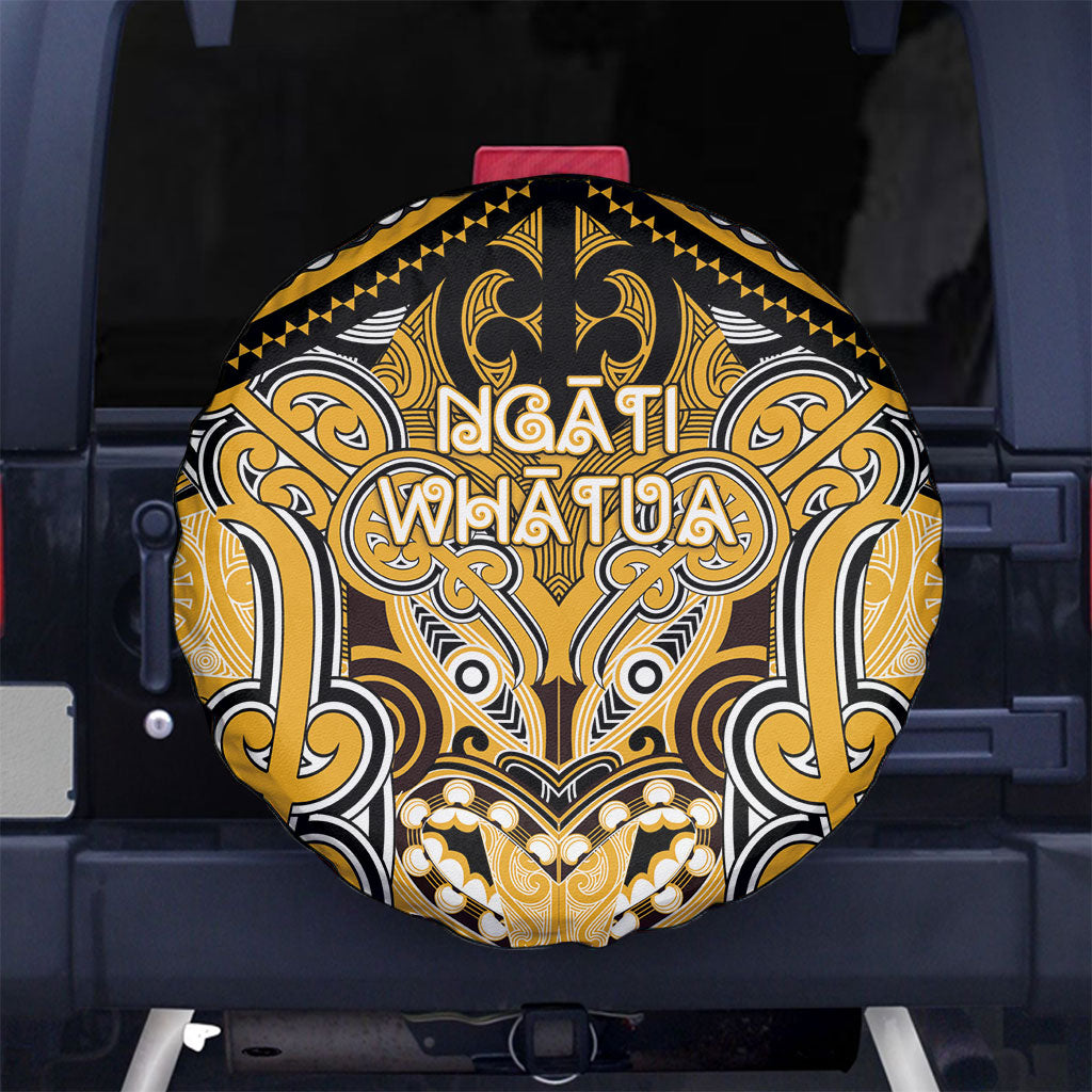 Aotearoa Iwi Ngati Whatua Spare Tire Cover Maori Kowhaiwhai Pattern